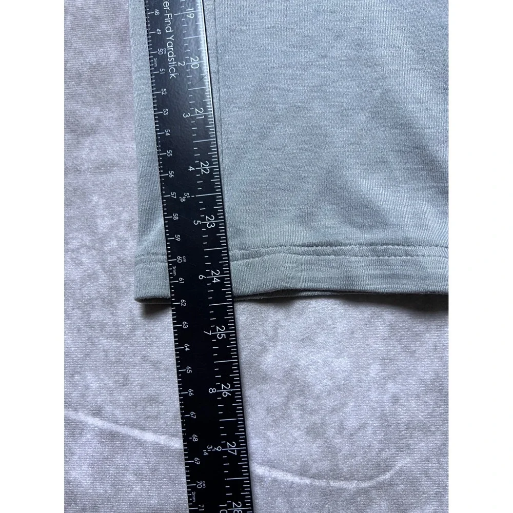 Tommy Bahama Lounge Pants Mens Large Gray Heathered Drawstring Logo Wide Leg